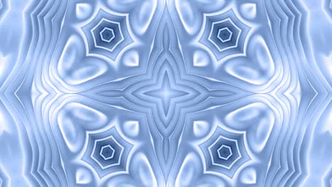 animación en bucle liso de 3d abstracto forma 3d mate negra suave en estructura simétrica de material mate brillo de luz, cambios de formas suavemente cíclicas.