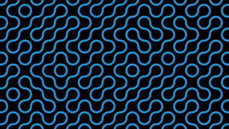 abstract blue and black geometric pattern