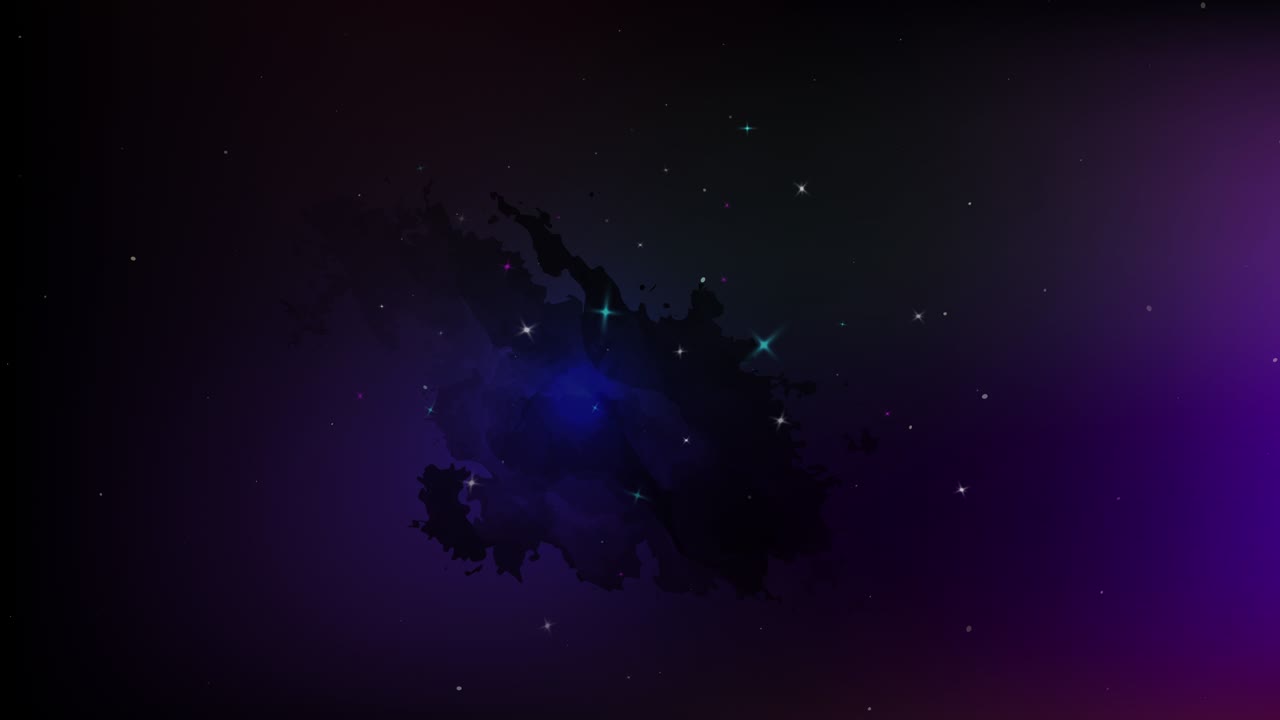 Purple sky background with flares in 4k video.