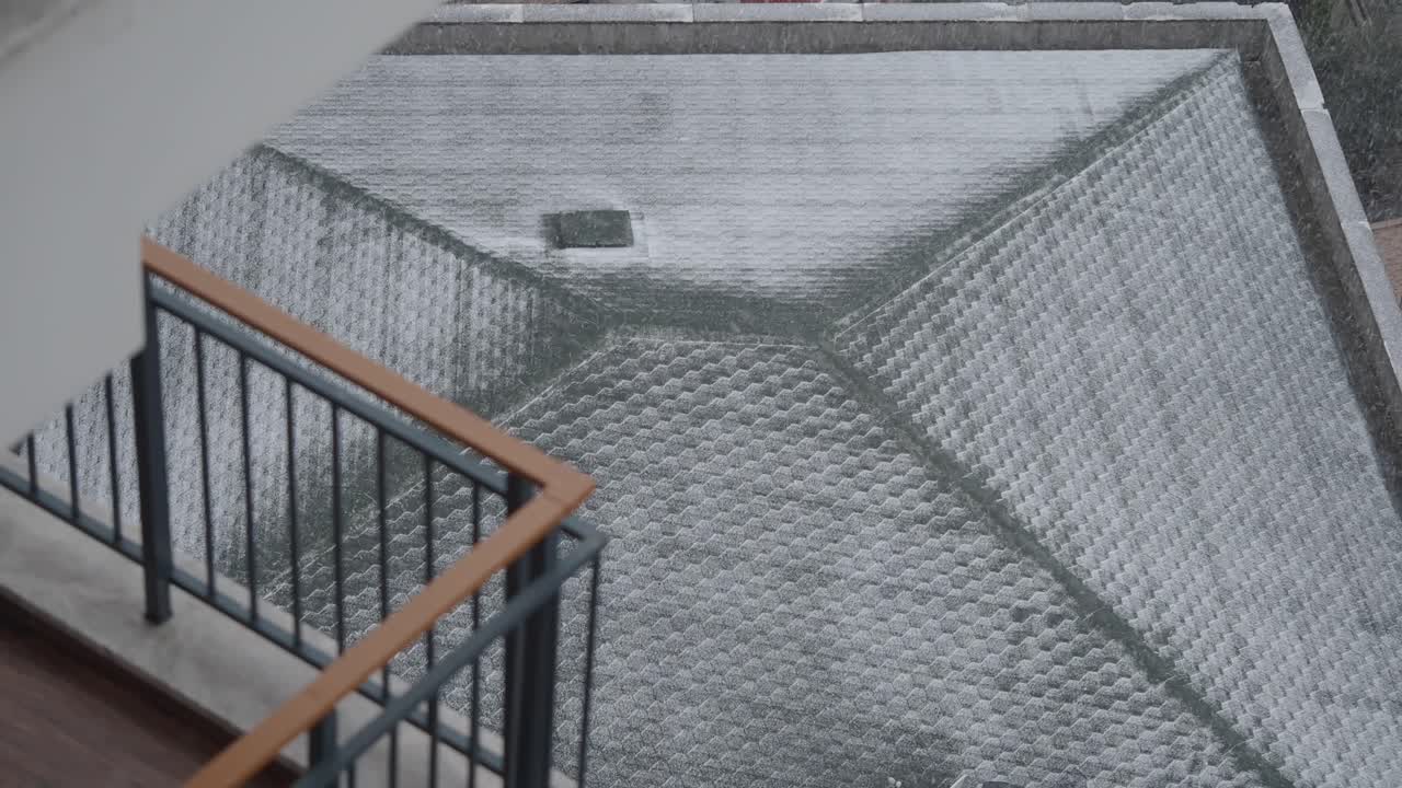 Snow Covered Roof