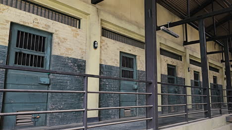 Inside-Old-Korean-Prison-at-Iksan-Film-Drama-Set---Second-Floor-Corridor-with-Closed-Cells