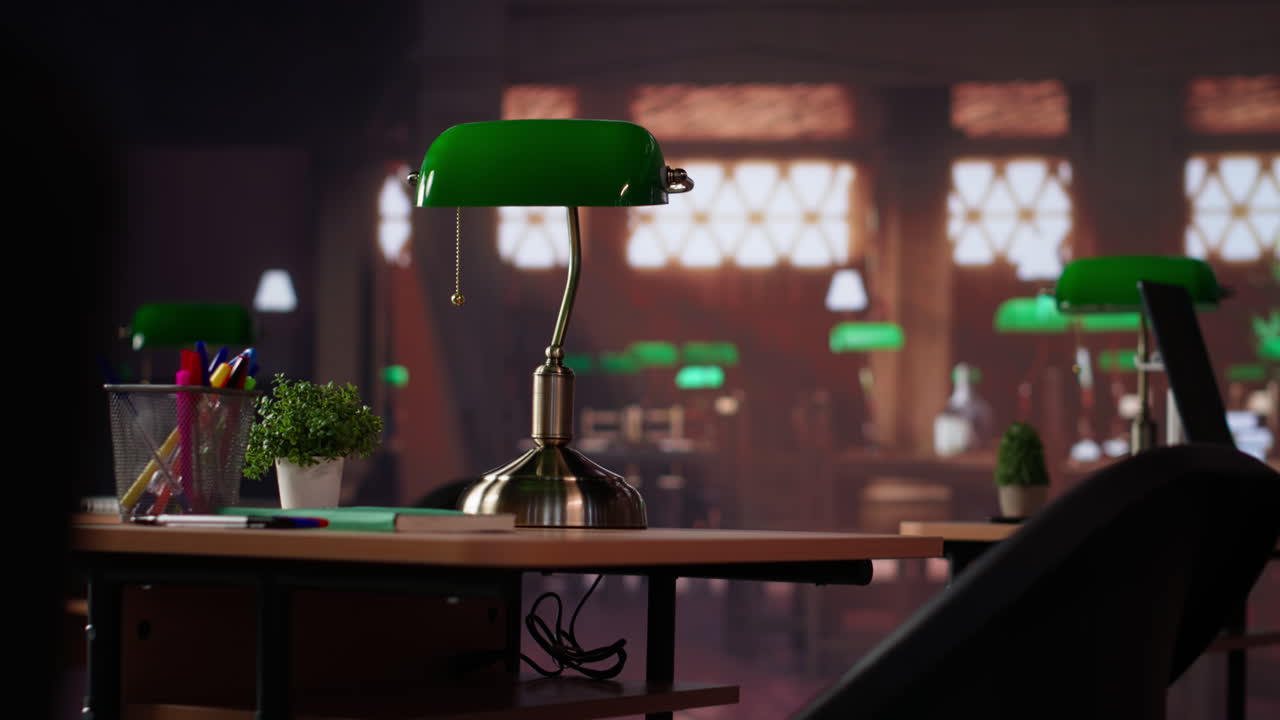 Vertical video empty university library used for general database collection of academic books