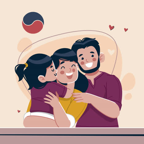 retrato de familia feliz