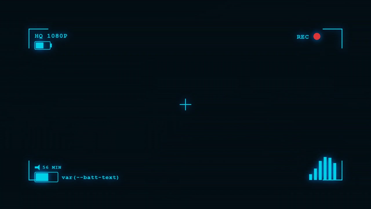 Digital Camera Viewfinder Overlay with Recording Interface