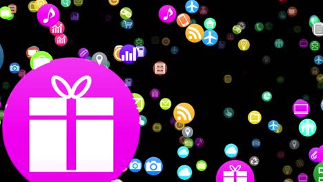 icono de tecnología símbolo de red dispositivos digitales en el fondo de internet
