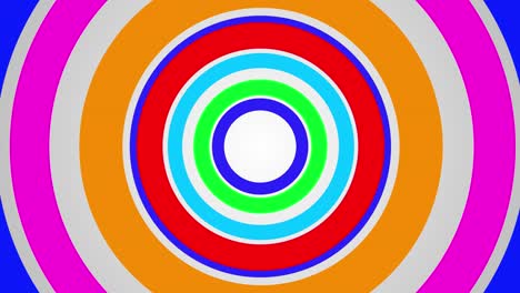los círculos de colores se adelantan rápidamente.