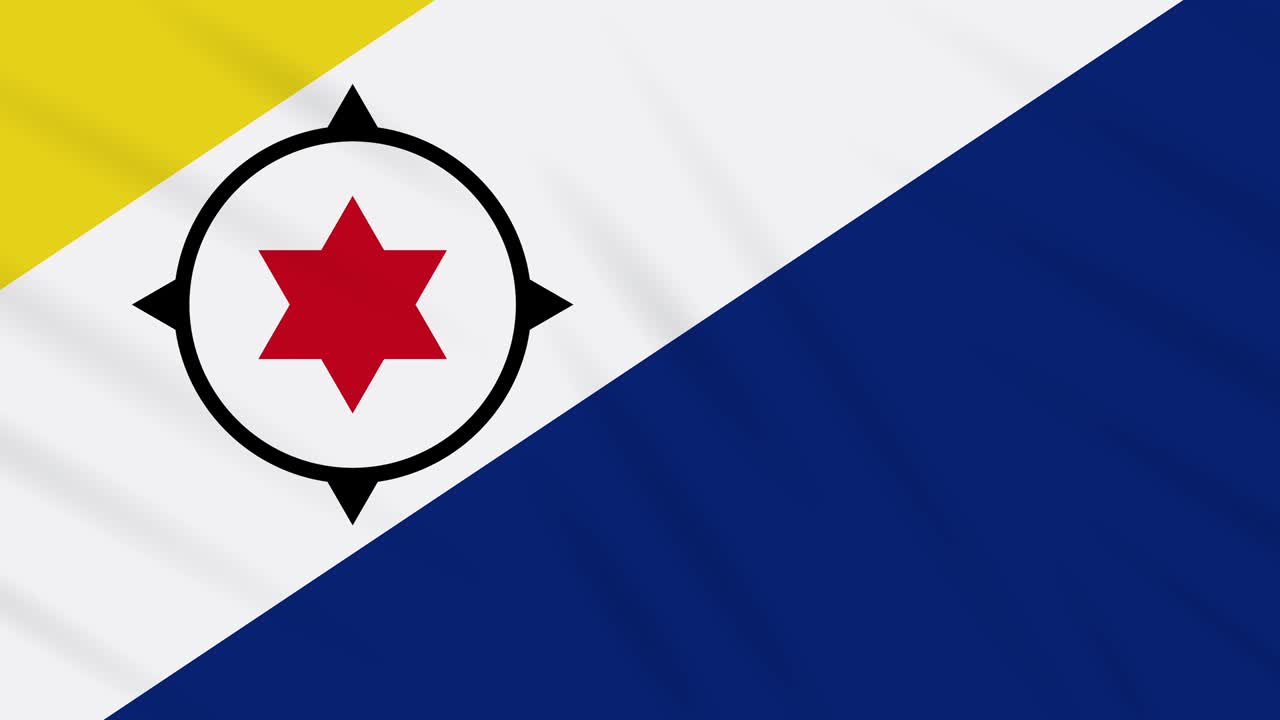 el fondo de tela de la bandera bonaire, el bucle