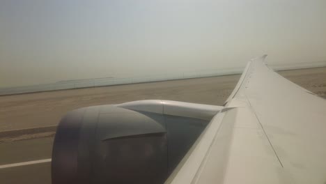 Qatar airways takeoff from Hamad international airport Doha