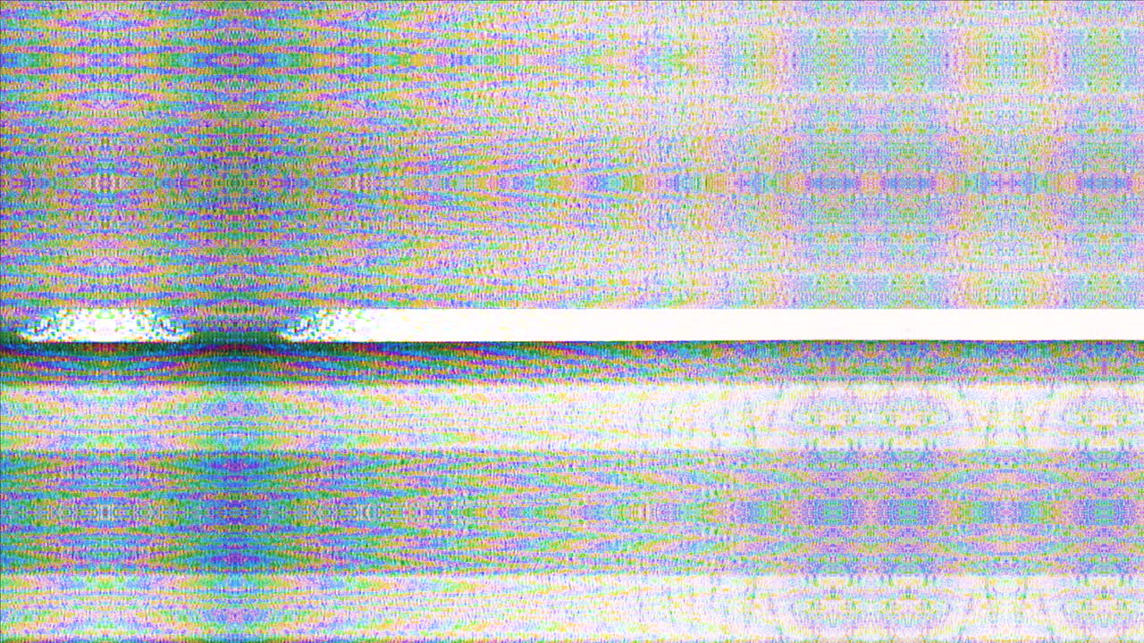 Epic Like and subscribe title glitch animation, background, retro VHS style