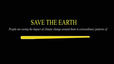campaña para salvar la tierra y el cambio climático