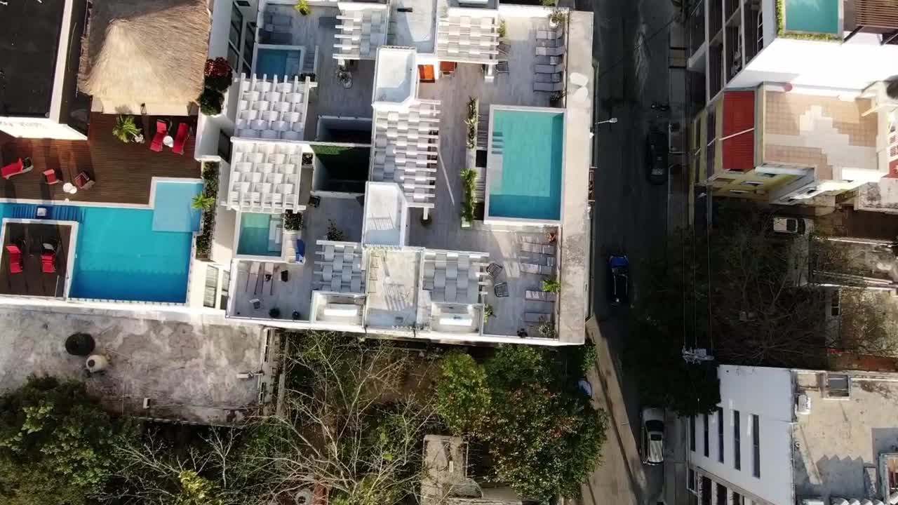 Rooftop pool Playa del Carmen Hotel beautiful