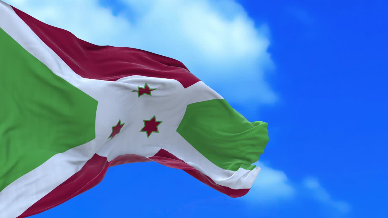 부룬디 발의 끊임없는 루프.