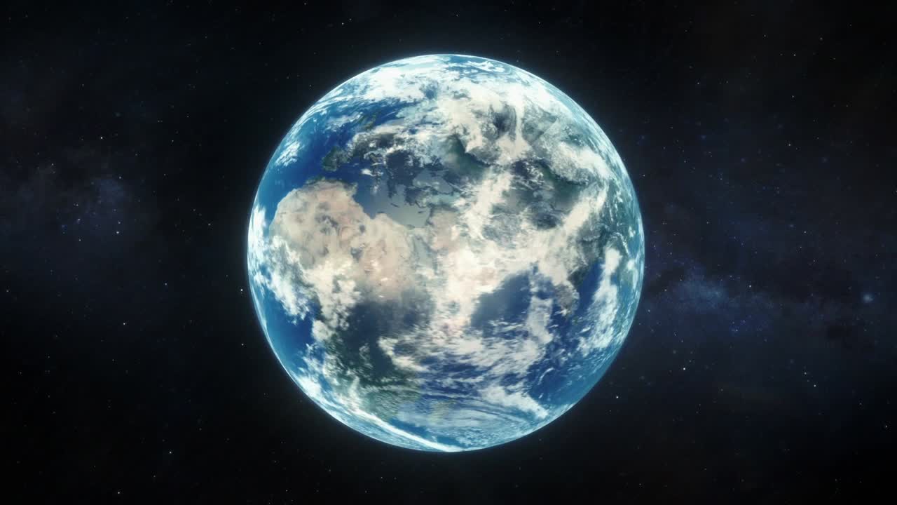 Planet Earth Speeding Up it's Rotation Shown from Space