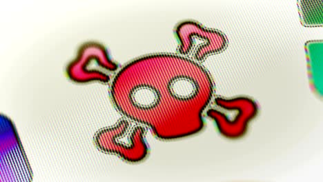 el icono de roger en la pantalla.