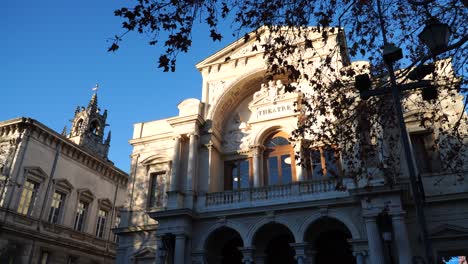 winterday in avignon france