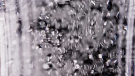 soda water bubbles close-up