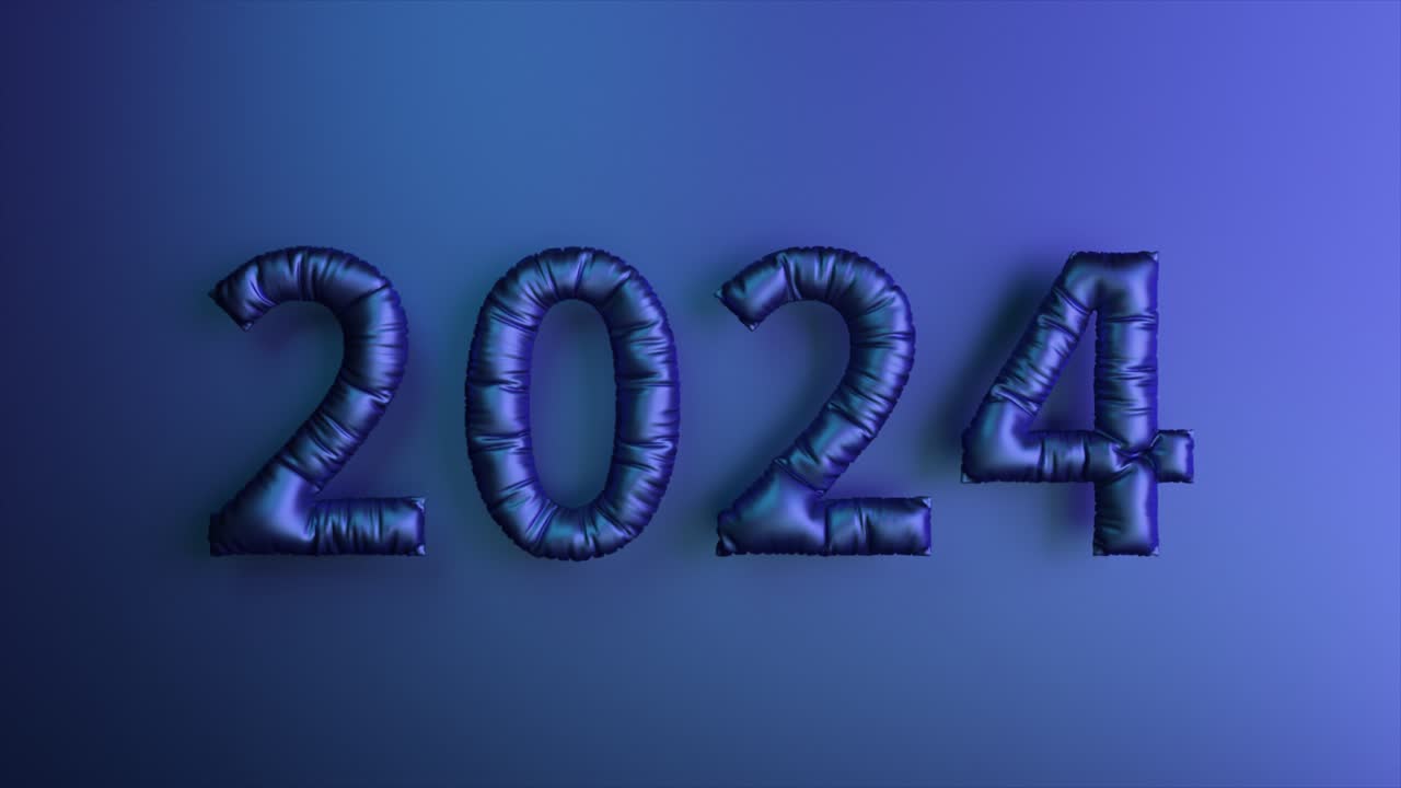 diseño de año nuevo 2024 con texto