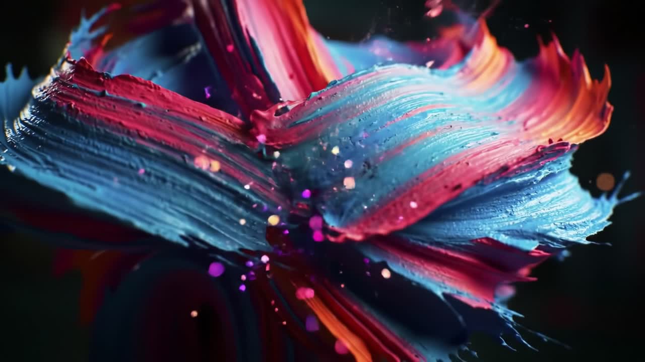 Abstract Paint Explosion