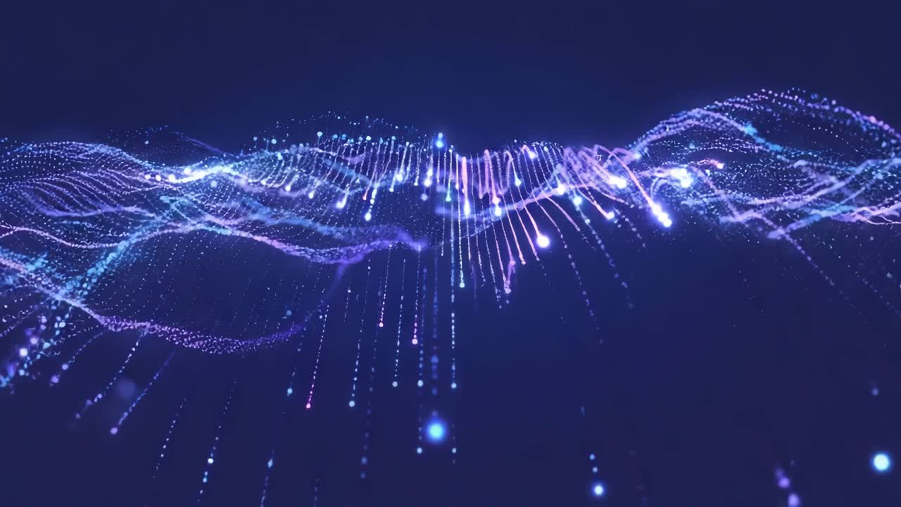 Abstract Digital Data Visualization