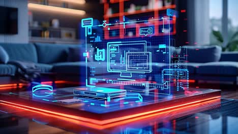 futuristic hologram technology