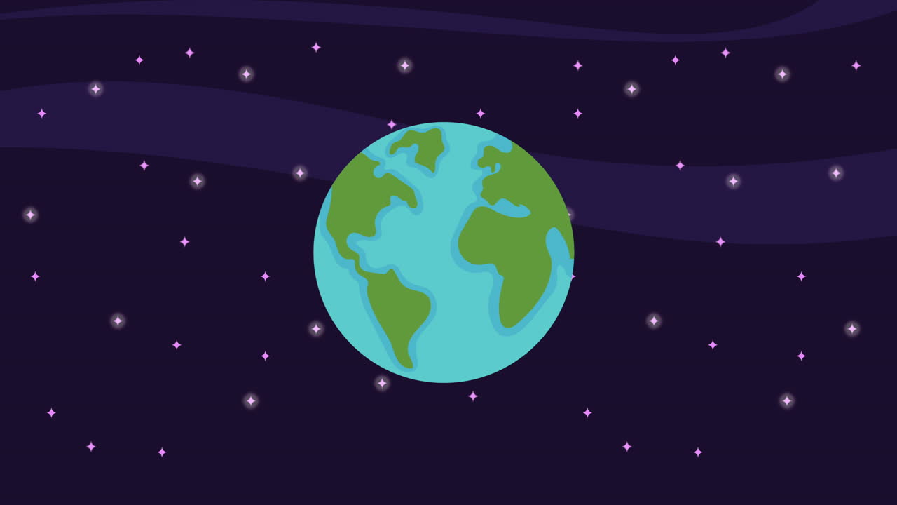 planetas y estrellas espaciales