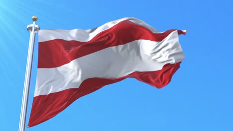 flag of brno city flag, czech republic. loop