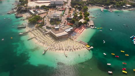 Incredible-turquoise-waters-and-white-sand-at-Ksamil-Beach-in-Albania