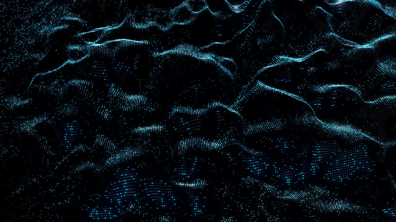 Abstract Neural Net, Artifical Intelligence Concept.
