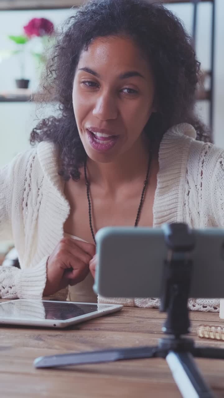 Joyful virtual connection with friends during a cozy indoor afternoon