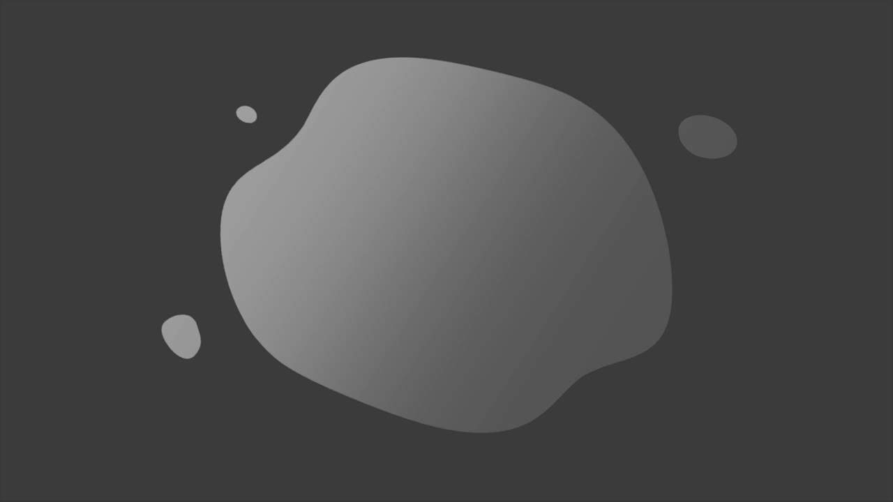 Abstract Gray Blob Background