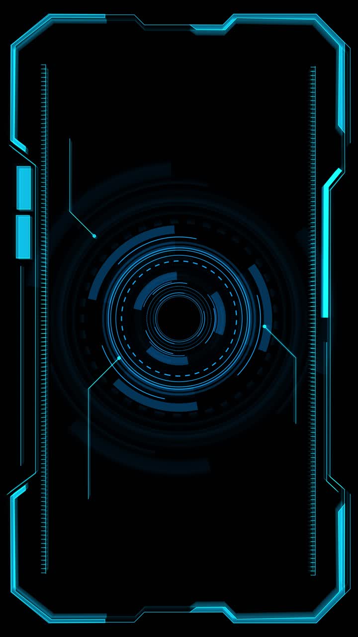 Futuristic hud video frame digital technology plexus lines background technology hud template frame