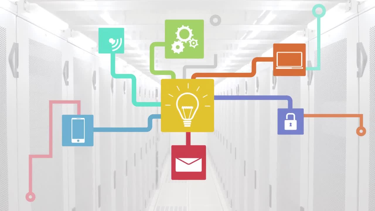 연결 네트워크의 애니메이션