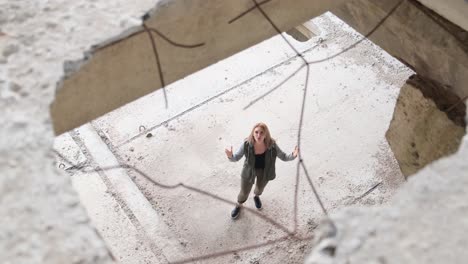 Woman in Ruins