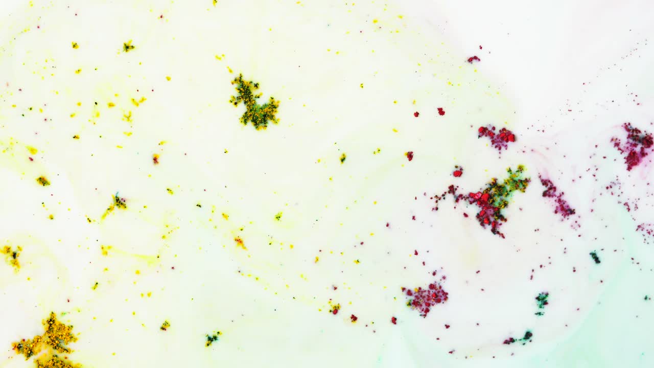 추상적인 다채로운 페인트 스플래터