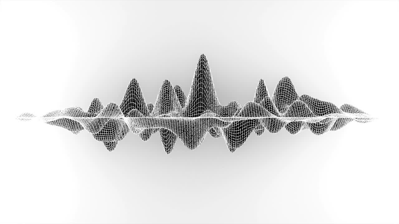 추상적인 와이어 프레임 라인