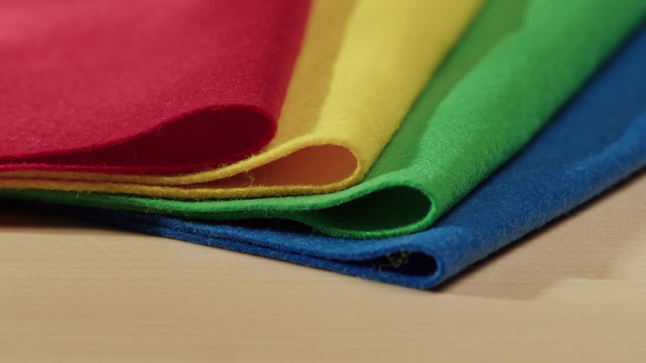Colorful Felt Fabrics