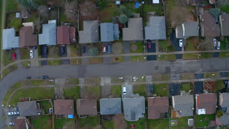 topdown aerial view of homes in kitchener waterloo