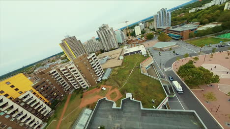 Aerial-shot-of-Ghetto-in-Germany