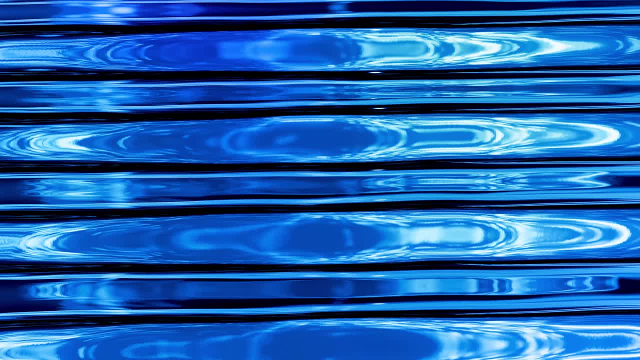 반이는 반이는 표면에 파란색 패턴을 가진 물결 모양의 추상적인 액체 배경; 포일 또는 반이는 유리 표면과 같은 점성 파란 액체; 아름다운 창의적인 축제 배경; 간단한 밝은 bg.