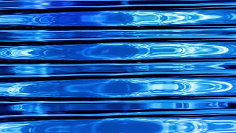 looped abstract liquid background with wavy sparkling pattern on shiny glossy surface. viscous blue fluid like surface of foil or brilliant glass. beautiful creative festive backdrop. simple bright bg