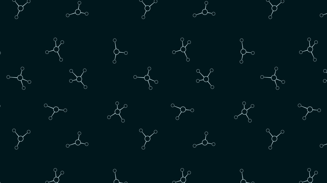 분자 구조, 유전공학의 첨단 기술, 생물학, 유전학, 화학, 루프 애니메이션의 분자, 의료 기술 개념