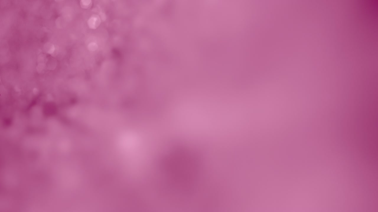 Abstract Pink Rose Horizontal Loop Background Template with White Bokeh Glints and Copy Space