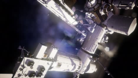 estación espacial internacional en el espacio ultraterrestre
