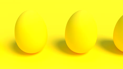 huevos amarillos minimalistas imágenes de portada intro capaz de bucle sin costuras 4k
