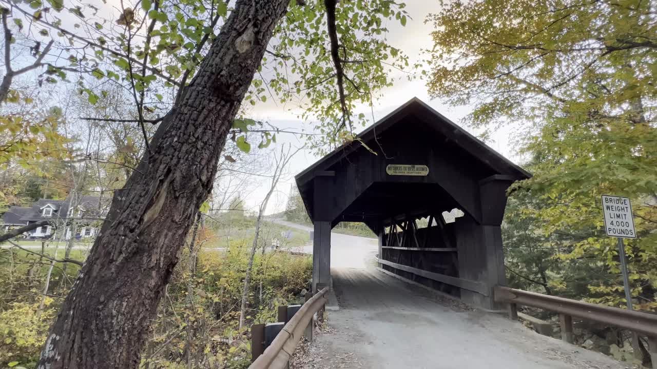 Covered bridge near Stowe Vermont