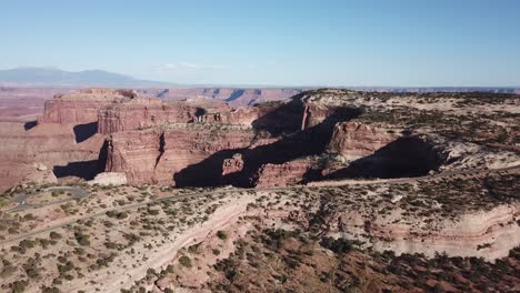 Red-Canyon-4K-Aerial-Drone-shot-Canyonland-Epic-American-terrain