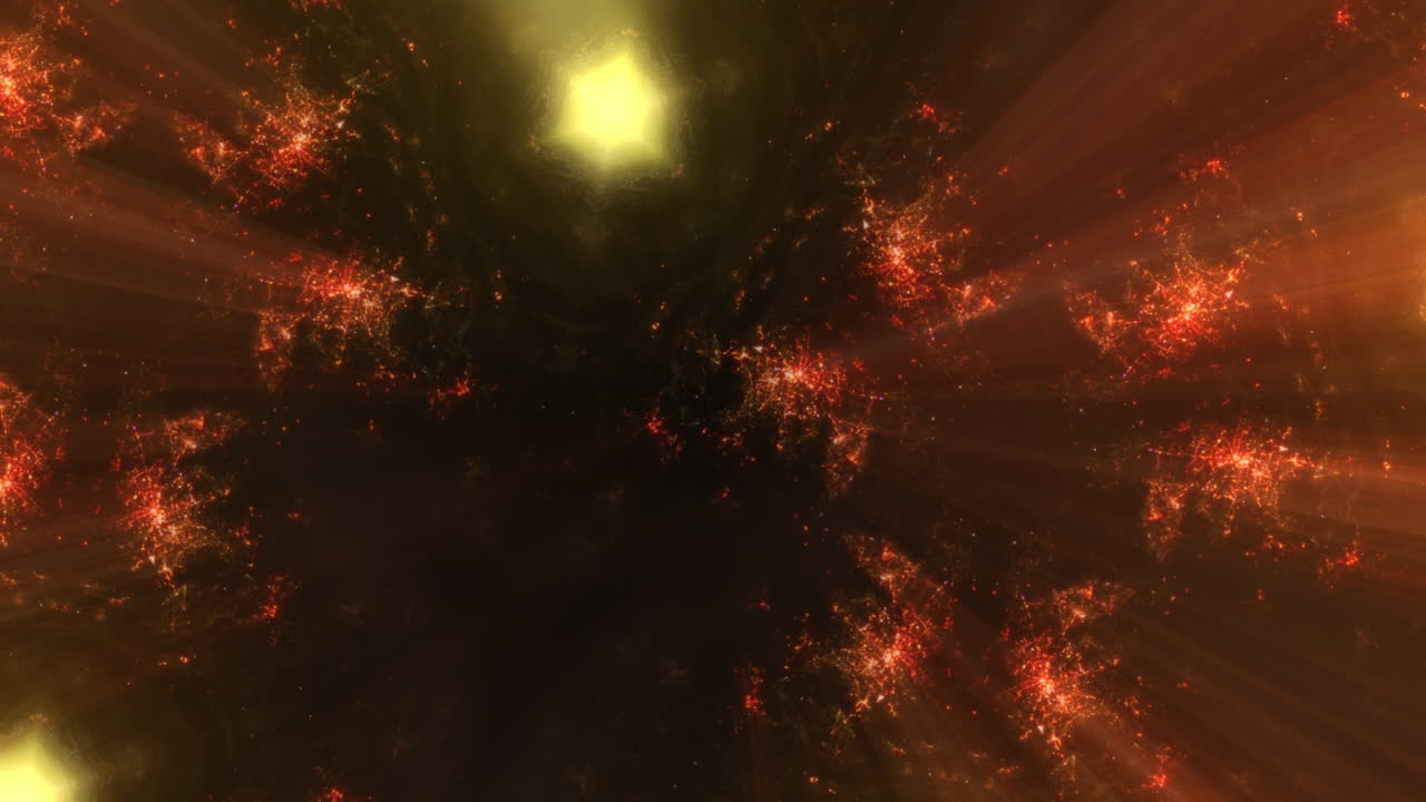 Abstract kaleidoscope animated pattern