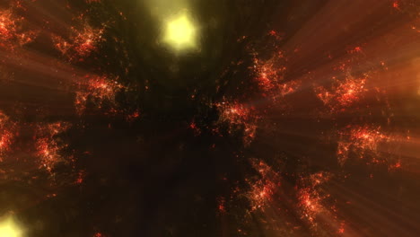 abstract kaleidoscope animated pattern