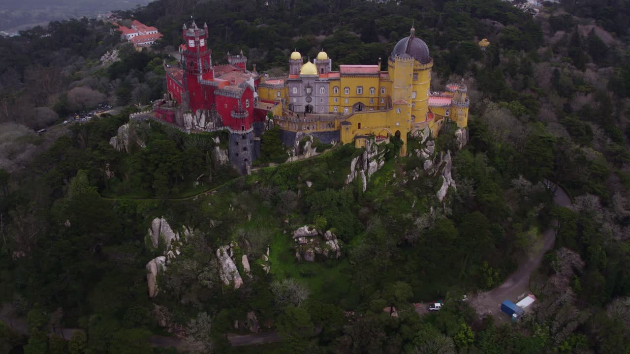 Palácio da Pena op de berg Sintra, Portugal, Lissabon