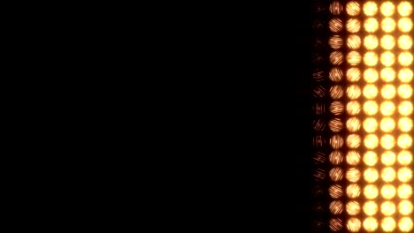 vertical variants of ignition of a large wall of light